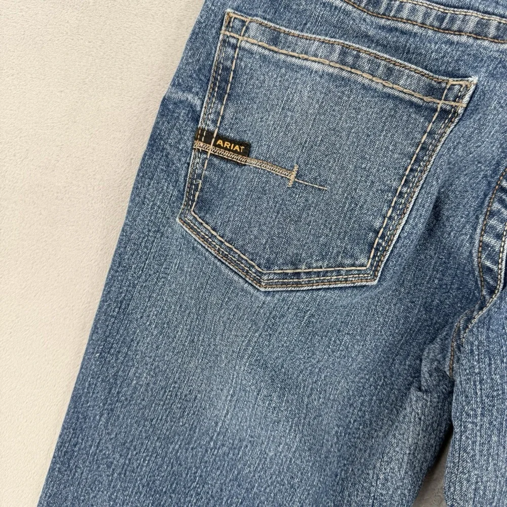 Ariat Rebar M5 Jeans Straight Straight Leg Mens Size 32 / 30 Blue Denim Workwear